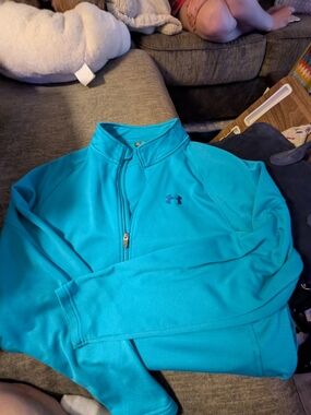 Under Armour Bright Teal Full Zip-Up